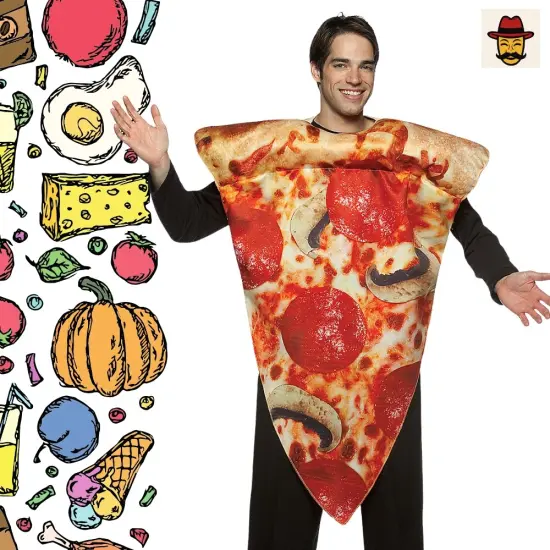 Get Real Pizza Costume Ideal for Food parties {4}