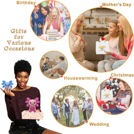 Axolotl Animal Crochet Kit for Adult & Kid {5}