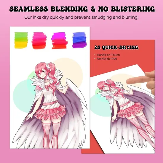 120-Colors Alcohol Based Dual Tip Markers {4}