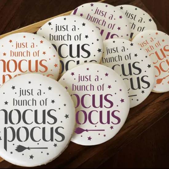 Hocus Pocus Cookie & Craft Stencil | CM156 by Designer Stencils | Cookie Decorating Tools | {2}