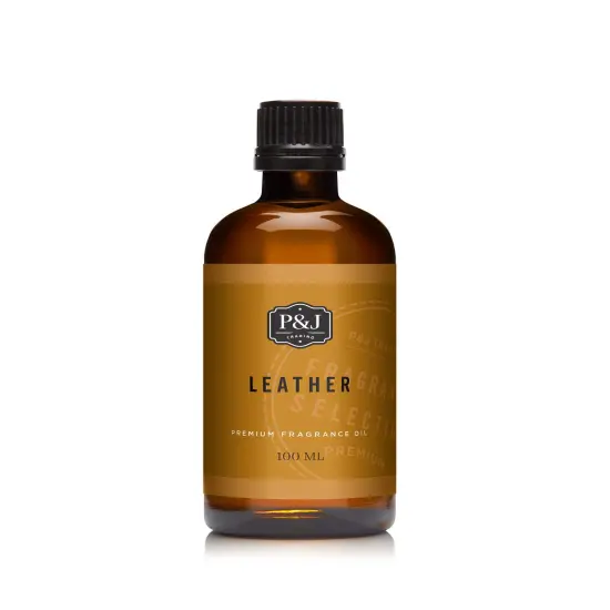 P&J Trading - Leather Scented Oil 100ml - Fragrance Oil for Candle Making, Soap Making, Diffuser Oil {1}