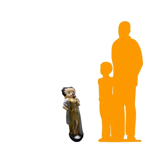 Betty Boop Singer Small Statue {2}