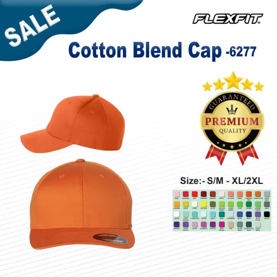 Flexfit&reg; Cotton Blend Cap Dark Grey {3}