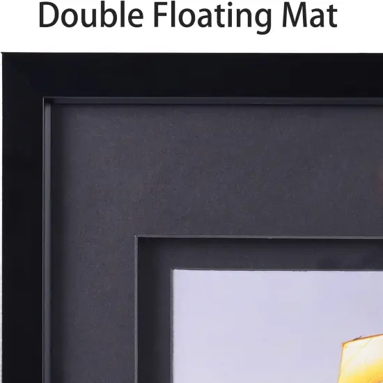 11x14 Double Floating Mat Picture Frame Set of 2 {2}