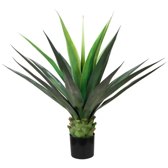 Northlight Artificial Sisal Potted Plant - 38" Green {4}