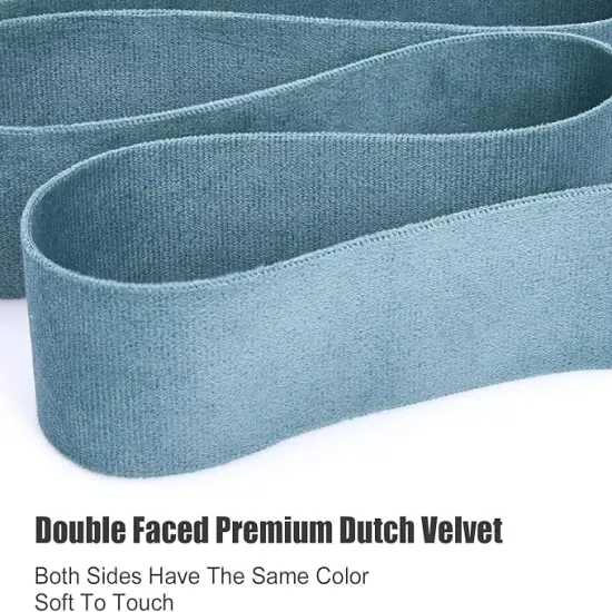 Burgundy Velvet Ribbon Double Faced 5/8 inch Continuous 20 Yards Use for Christmas Tree Ornaments, Gift Wrapping, Wreath Decoration, Wedding Boutonnieres, Handmade Crafts Bow Making {3}