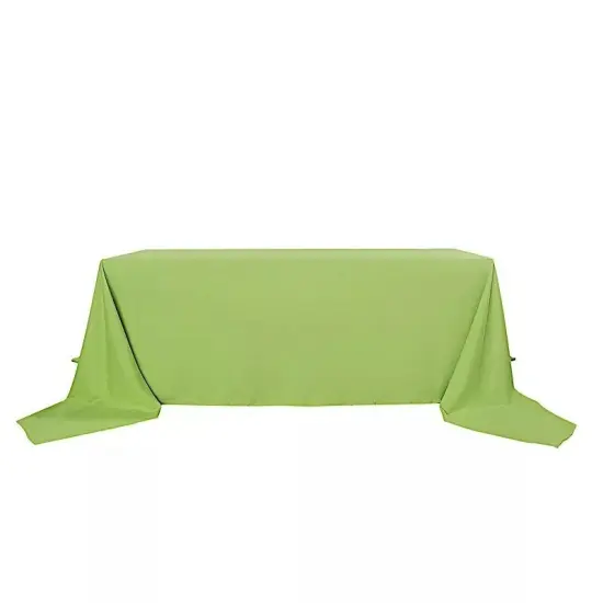 90x156-Inch Apple Green RECTANGULAR Tablecloths Reception Catering Wedding Party {1}