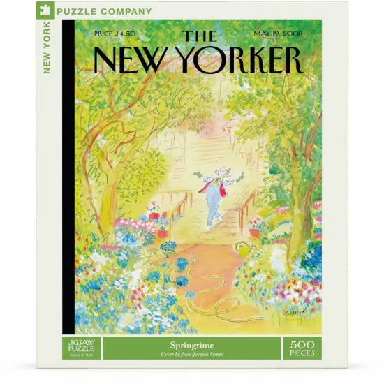 New York Puzzle Company Springtime 500 Piece Piece Jigsaw Puzzle {1}