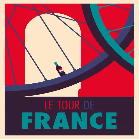 Le Tour de France Poster by Spencer Wilson {2}