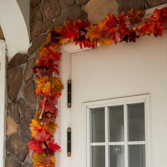6PCS Fall Maple Leaves Garland {4}
