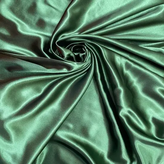1 Yard Hunter Green Crepe Satin Fabric for Dresses Costumes Formal Attire and Crafts 58 Inch Width {3}