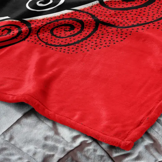 Warner Brothers Beetlejuice Silk Touch Throw Blanket So So Strange {5}