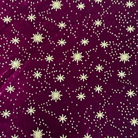 1 Yard Star Glitter Stretch Polyester Spandex Velvet Fabric for Dancewear Cosplay Costumes Arm Sleeves 60" Width {1}