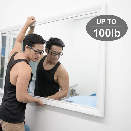 Heavy Duty Picture Hanging Kit, Wall Hanging Kit Support 10-100lbs with Picture Hanging Wire, D-Ring, Screws, Hanging Hooks,Level. 40 Feet (12M) Picture Hanging Wire Hangers {5}