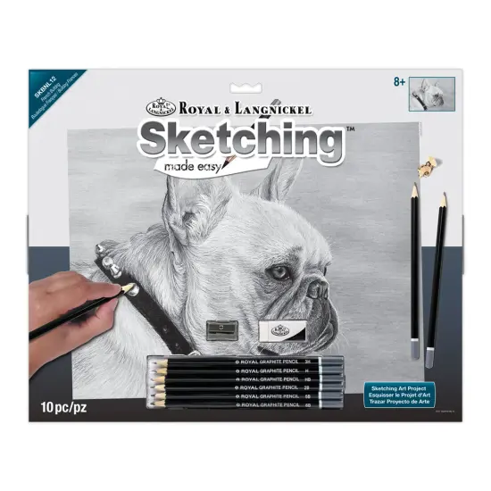 SKBNL12 | Sketching Made Easy&trade; 10pc 11.25" x 15.375" French Bulldog Sketching Art Project {1}