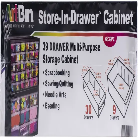 ArtBin Store-N-Drawer Cabinet-14.375"x6.25"x17.875" 39 Drawers {5}