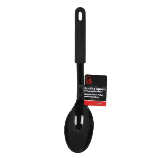 Chef Craft 11.5" Basic Heat Resistant Nylon Solid Serving Spoon Blue {4}