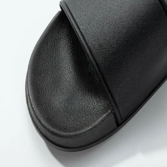Craft Express Black DTF Sliders &ndash; Adult Size Customizable Slide Sandals {6}