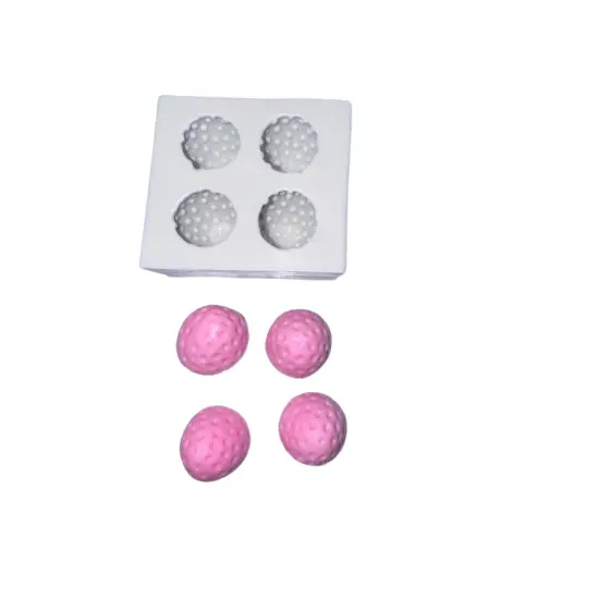 4-Cavity Strawberry Silicone Mold 1 Pieces {2}