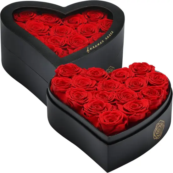 16 Preserved Roses in a Box (Red) {1}
