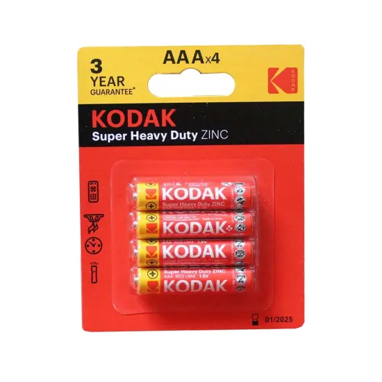 KODAK&reg; Extra Heavy Duty Zinc Battery Assortment in Floor Display 4pc {1}