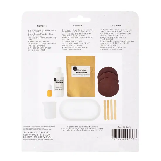 American Crafts Color Pour Stone Resin Starter Kit {4}