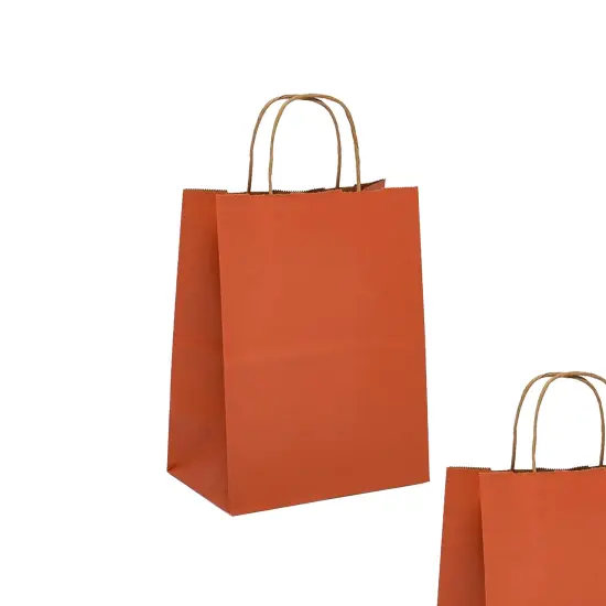Kraft Paper Tinted Shopping Bag 16" x 6" x 12" {6}