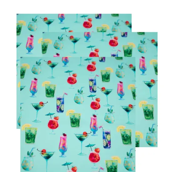 Drink Me Printed Spandex Fabric {5}