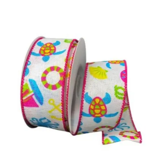 1.5" Nautical Ivory Ribbon (10 Yards) {1}