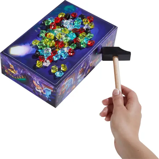 HABA Hammer Time: A Fun Kids Treasure Hunt Board Game, Family Party Game with Gems & Strategy for Ages 5+ Multicolor {6}