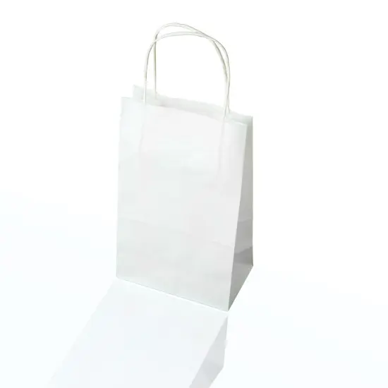 Angels Special Occasions 12 Pack Kraft Bag 8" x 5" - White Color {2}