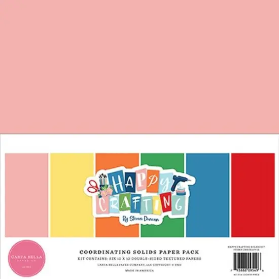 Carta Bella Happy Crafting Solids Kit {1}