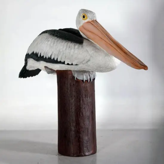 Pelican On Post Life Size Statue {6}
