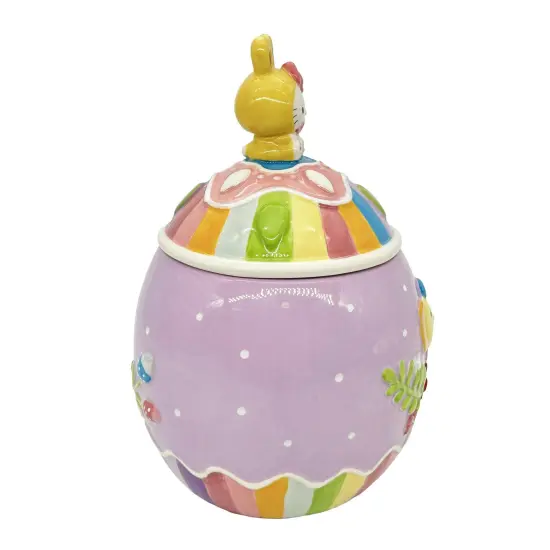 Blue Sky Clayworks Sanrio Hello Kitty Easter Egg Chick Cookie Jar {3}