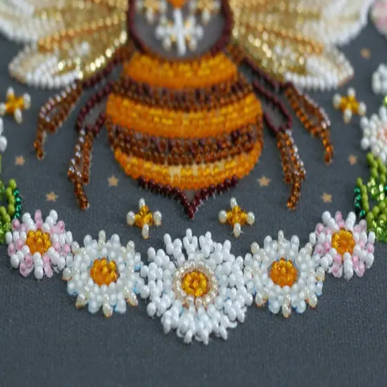 Mid-sized Bead Embroidery kit - Honey dream {5}