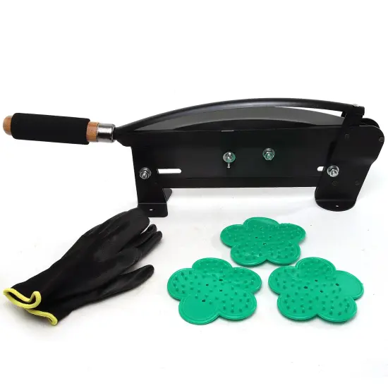 Fresh Flower Stem Cutter - 14-Inch Heavy Duty Blade w/Safety Latch, Table Mountable - Easy to Use Commercial Grade Floral Tool for Florists Gardening Flower Arrangements - Floral Stem Cutter {6}