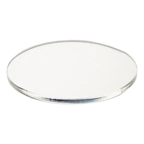 3mm Clear Acrylic Disks, Round Circles for Arts and Craft Supplies (2.25 In Diameter, 20 Pack) {7}