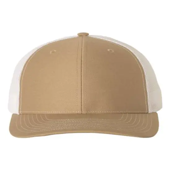 Richardson&reg; Snapback Trucker Cap Khaki/ White {1}