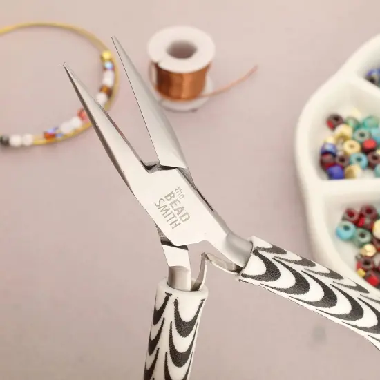 The Beadsmith Chain Nose Pliers &ndash; Zebra Print Line &ndash; Comfortable Handle with Double Leaf Springs &ndash; Jewelry Making Tool for Creating Bracelets, Earrings and Necklaces {4}