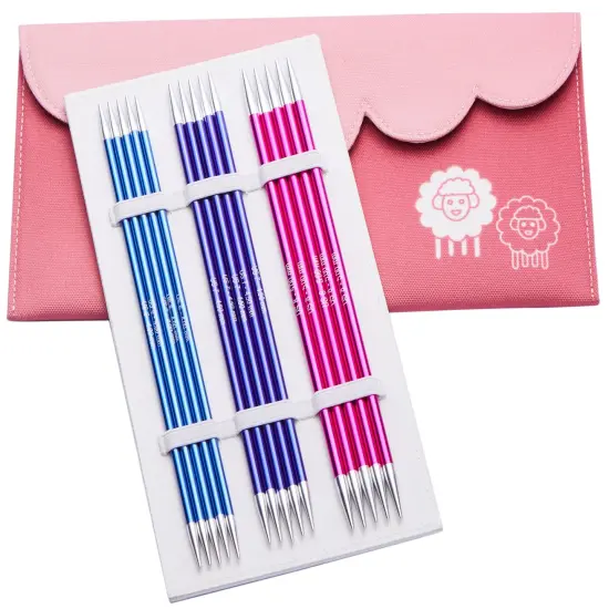 KnitPro-Zing Starter Double Point Knitting Needles Set 8"-Set Of 6 Pair {3}