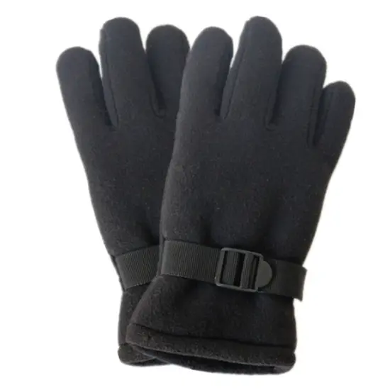 Men's Fleece Gloves Collection Black {3}