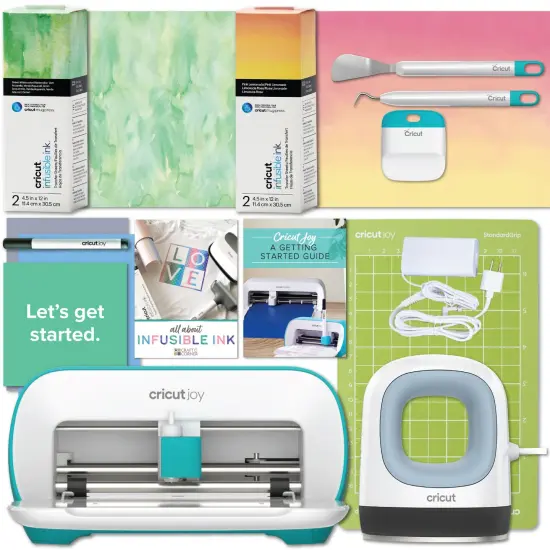 Cricut Joy Machine with EasyPress Mini Press and Infusible Ink Materials Bundle {1}