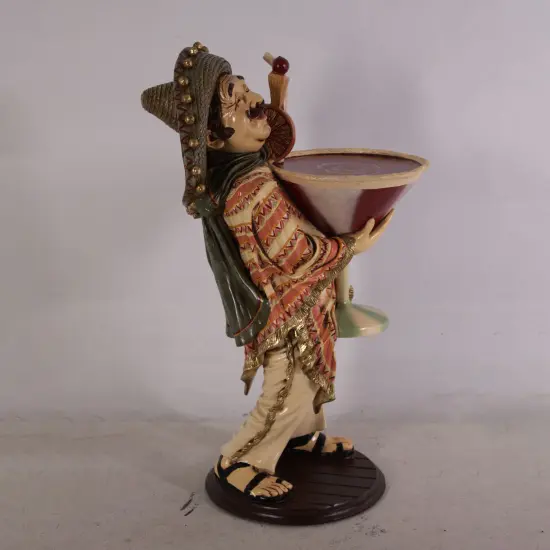 Mexican Cocktail Butler Statue {4}