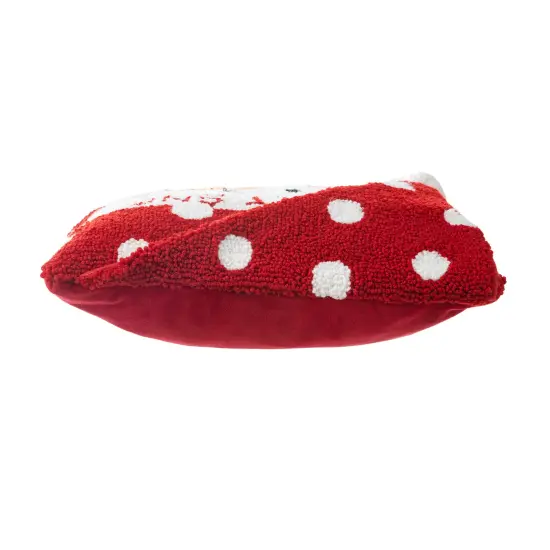 Set of 2 13.98"L Hooked 3D Snowman/Santa Pillows 2pk Snowman {6}