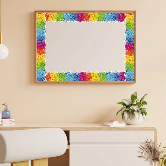 Wrapables 60 Feet Bulletin Board Borders, Adhesive Decorative Trim Stickers, Confetti {5}