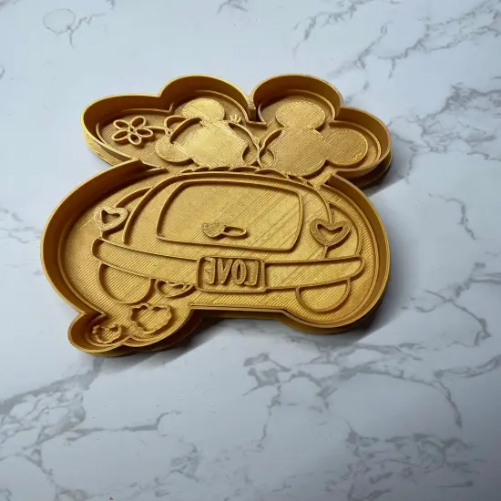 Mouse Ride of love Cookie Cutter and Embosser {1}