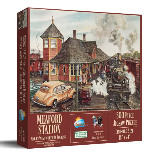 Sunsout Medford Station 500 pc Jigsaw Puzzle 34031 {3}