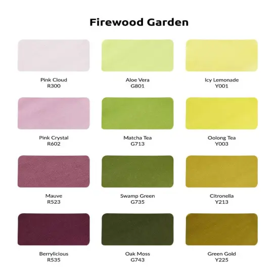 Firewood Garden Artist Alcohol Markers Set M {3}