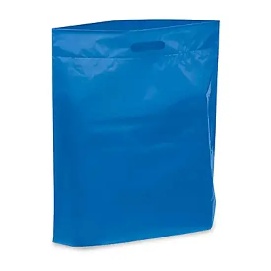 Flexible Die Cut Handle Bags for Every Use for 16 x 19 x 3" Black {3}