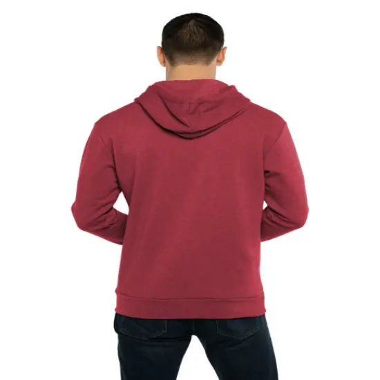 Next Level&reg; Malibu Pullover Full Sleeve Hooded Sweatshirt HTHR MIDNITE NVY {6}